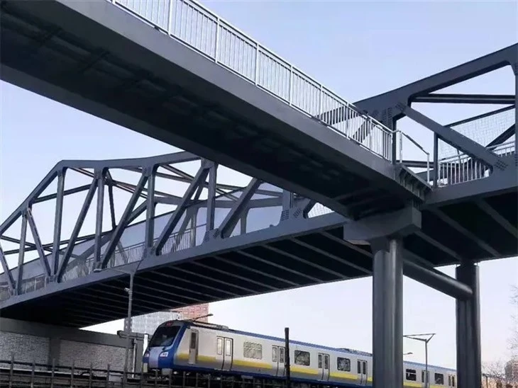 Steel Structure Pedestrian Overpass factory