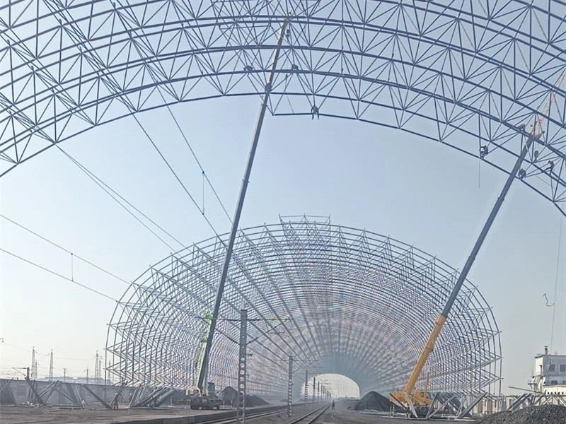 Large Steel Structure Coal Shed Construction