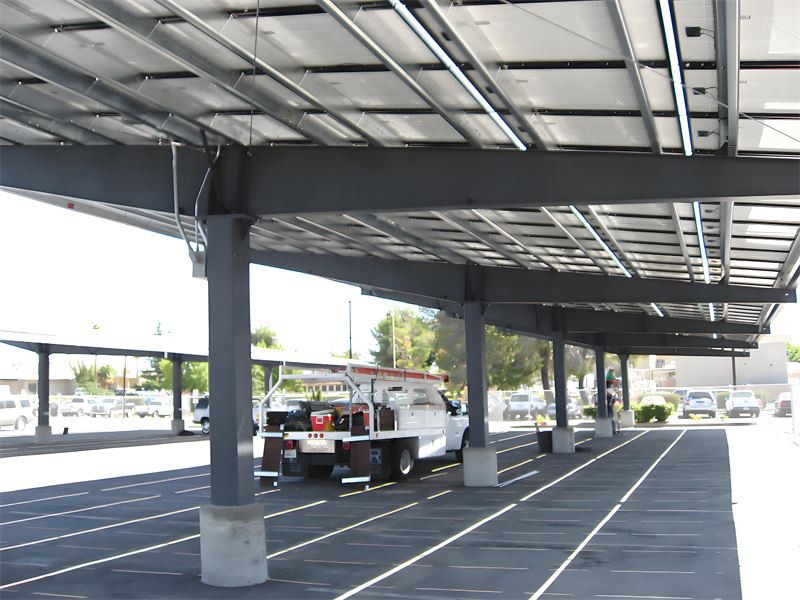 Steel Structure Parking Lot